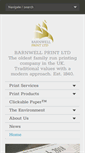 Mobile Screenshot of barnwellprint.co.uk